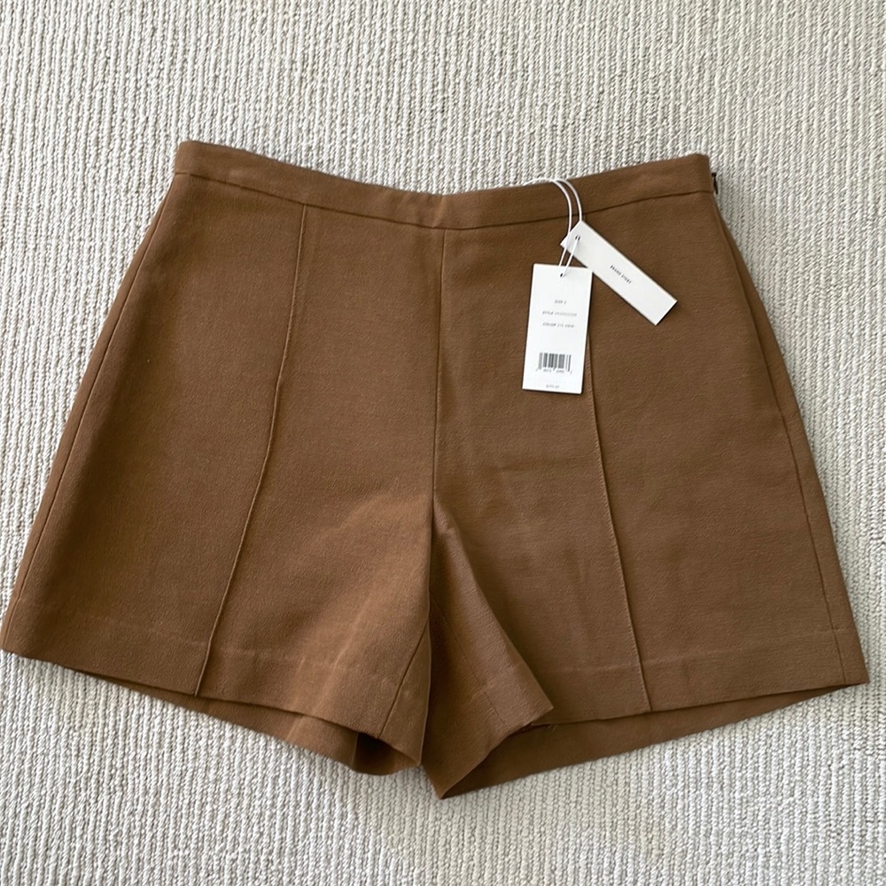 Vince High Waisted Tan Shorts
